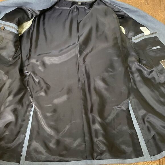 J Crew Ludlow Blazer Sport Coat Men’s Blazer 44L Blue American Woolens 2 Btn - Picture 14 of 14